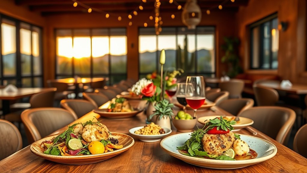 desert driven inventive vegetable cuisine