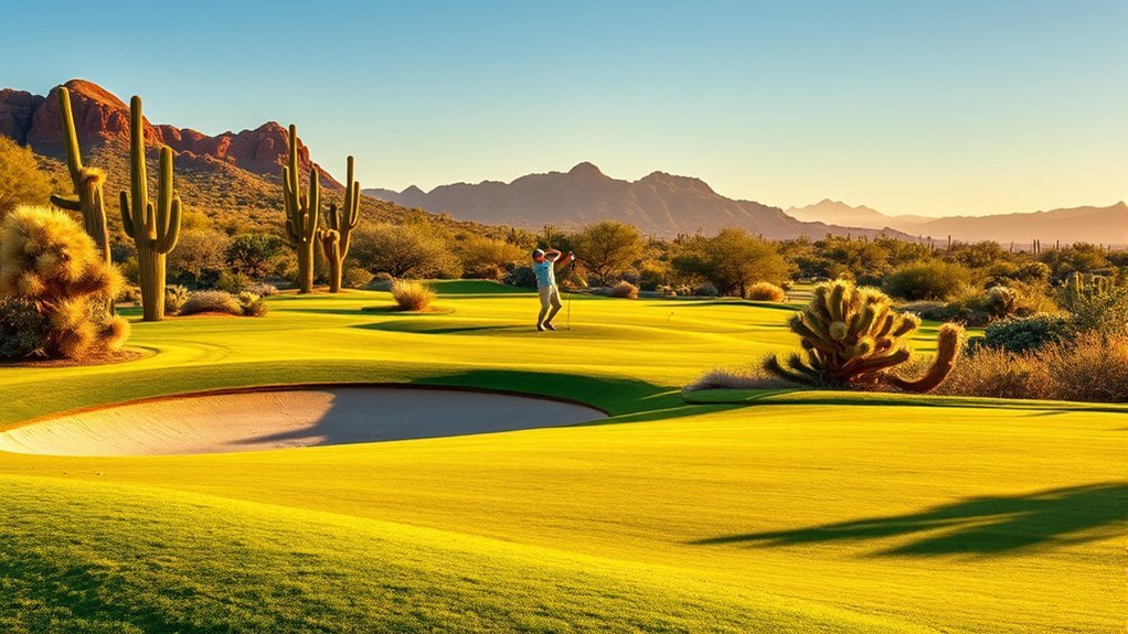 desert golf with views