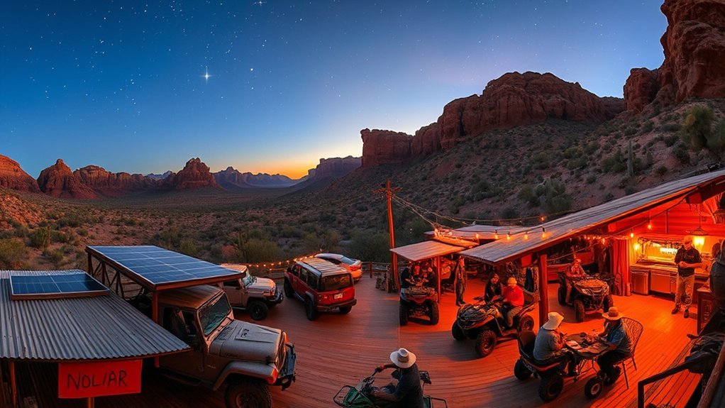 desert off road music saloon