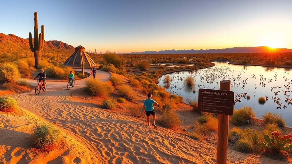 desert trails lakes wildlife