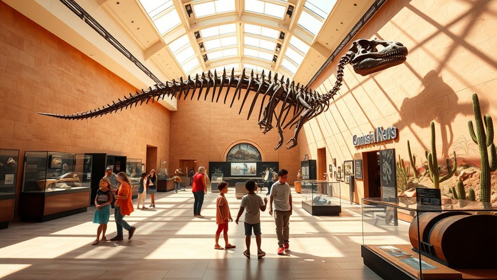 dinosaurs minerals mining town