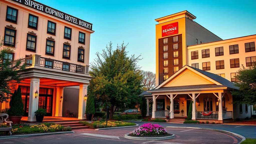 diverse hotel options available