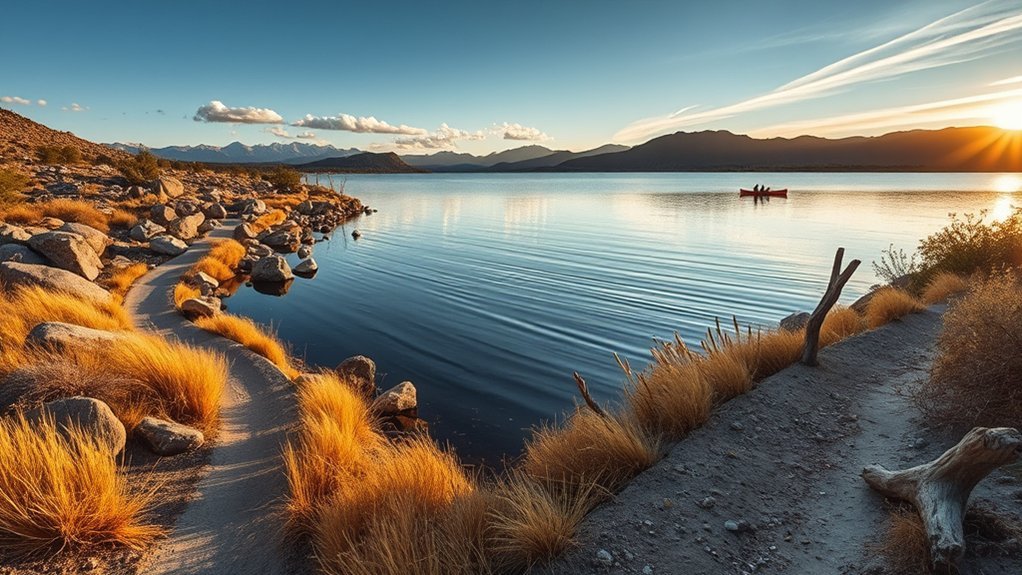 easy scenic lakeside gravel loop
