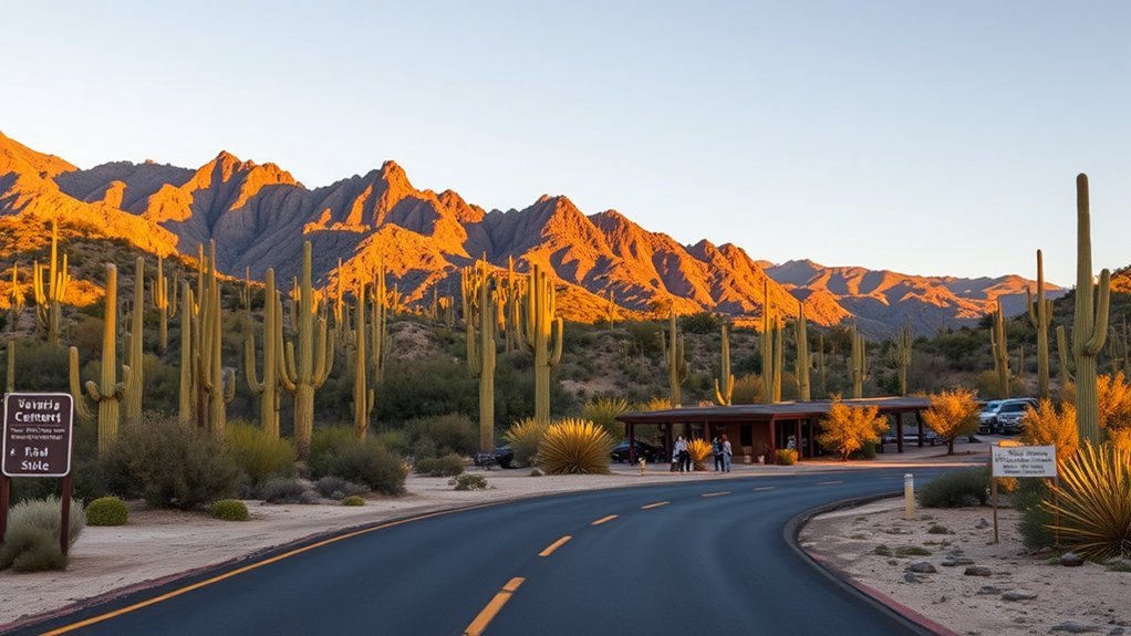 entrance fees and camping