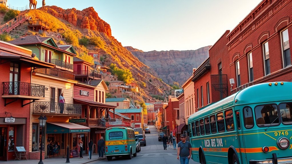 explore historic artsy mining town