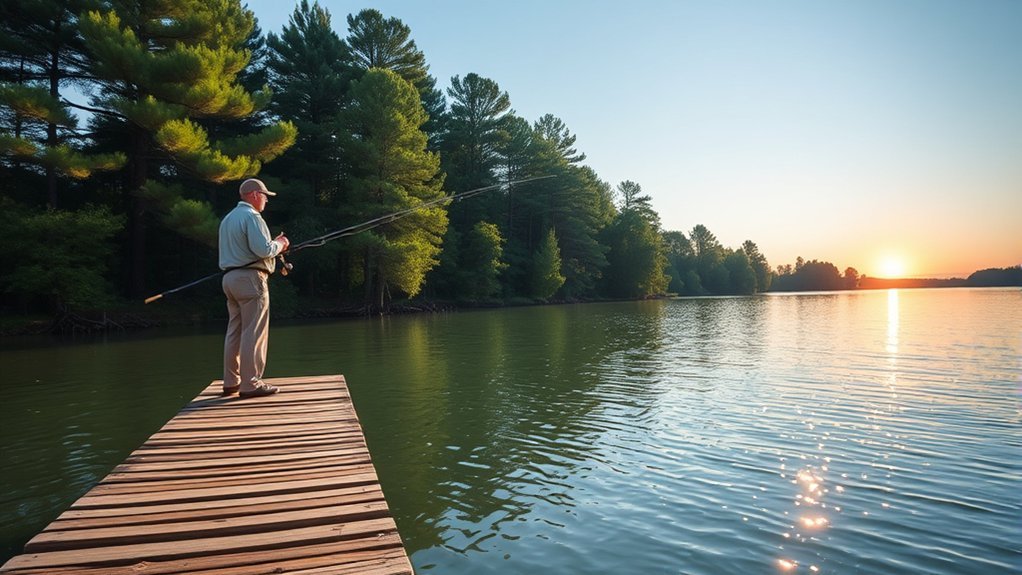 fishing and picnicking bliss