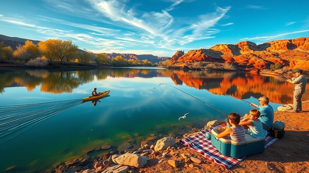 fishing kayaking picnics safety