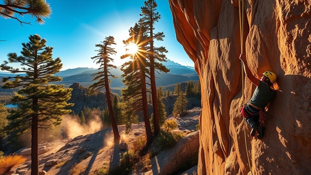 flagstaff volcanic cliffs climbing