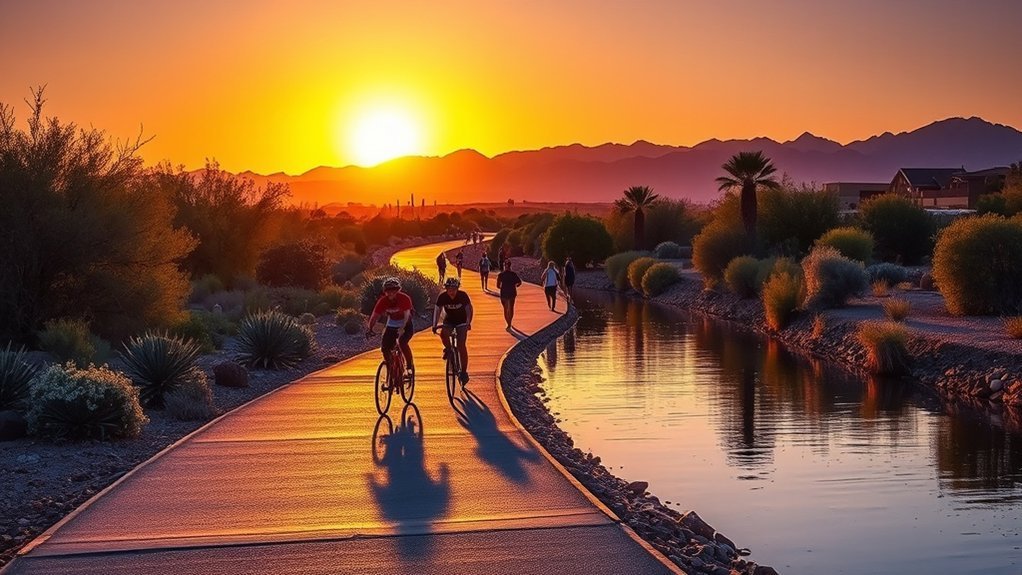 flat long canal multi use routes