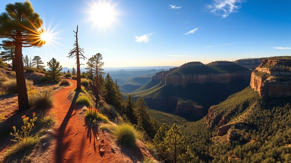 forest ridge trail wildlife