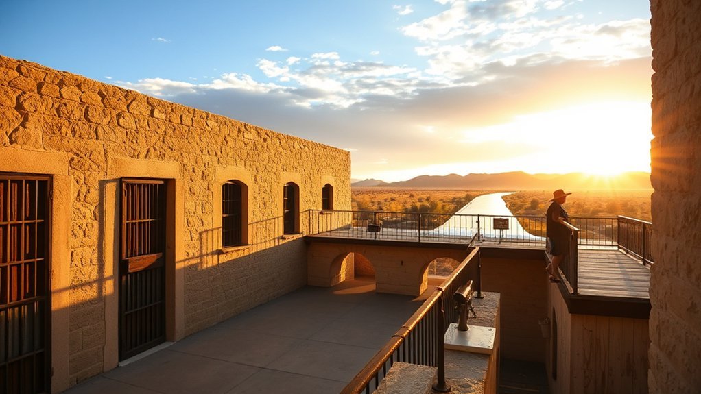 frontier prison with vistas