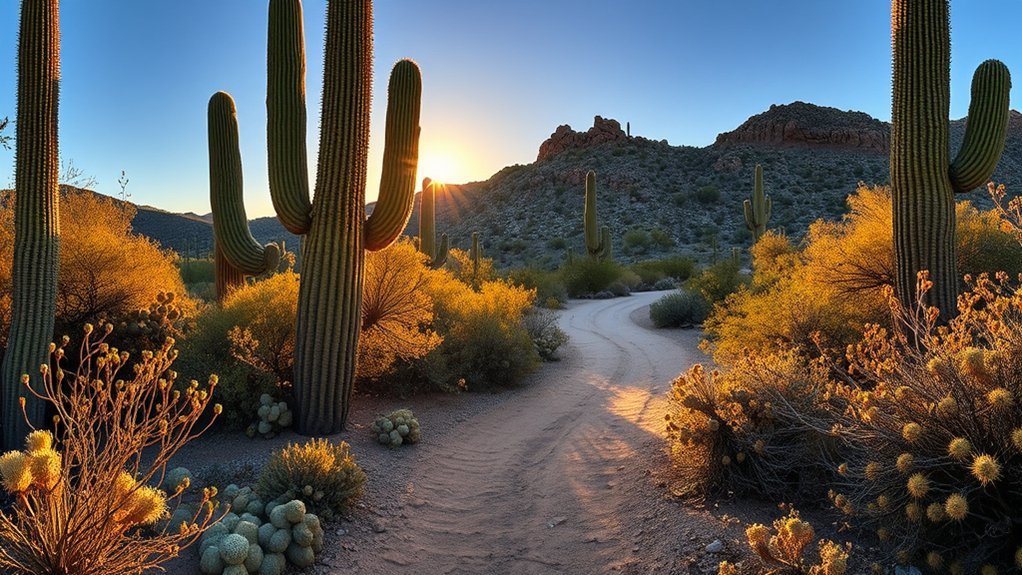 gentle desert hiking trails