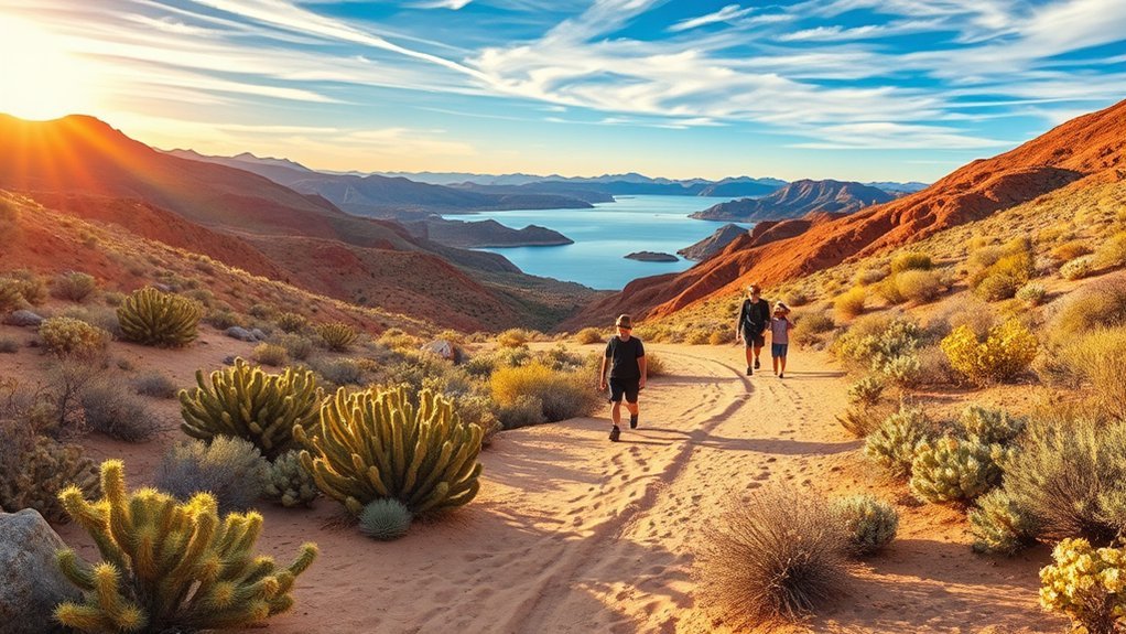 gentle family friendly beach loops