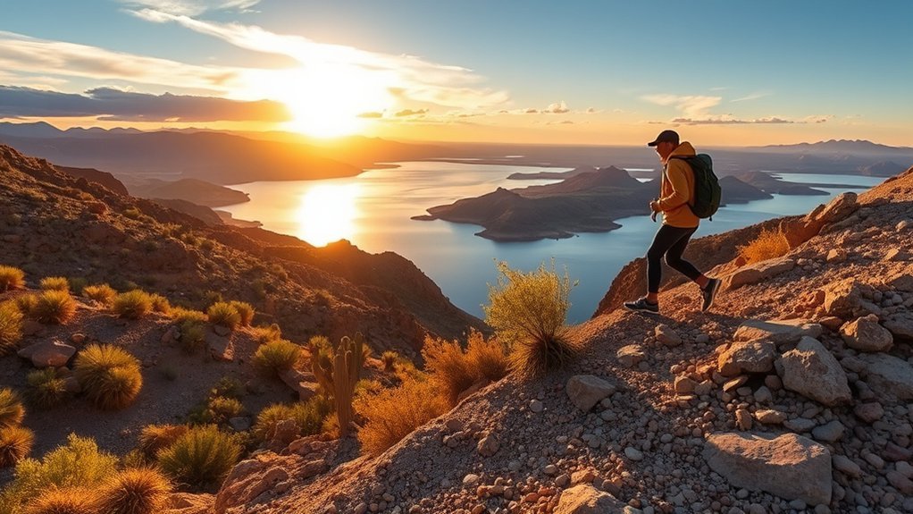 gentle shaded winter hiking