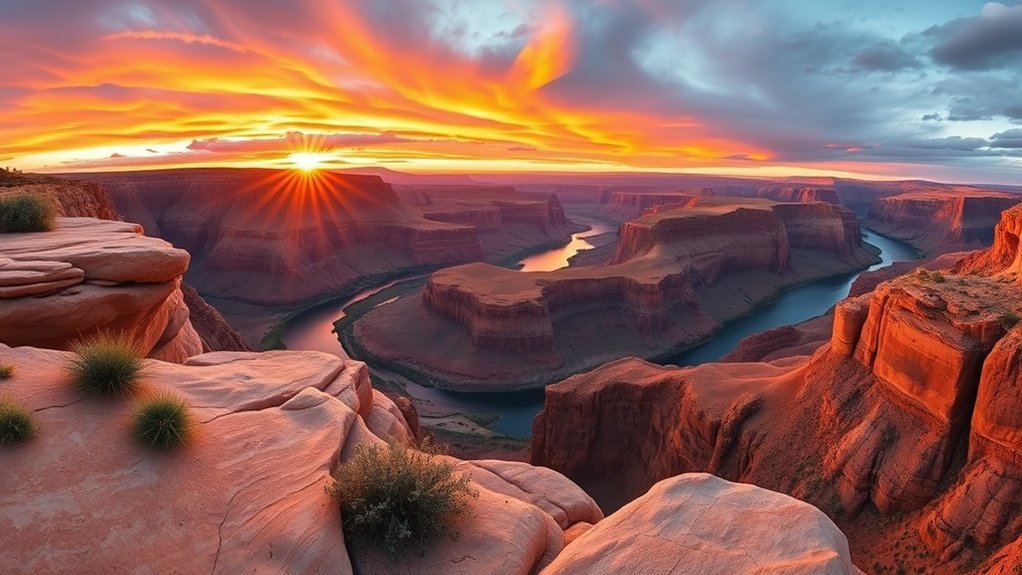 golden canyon river light