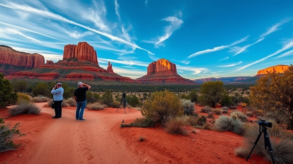 golden hour red rock photography tour