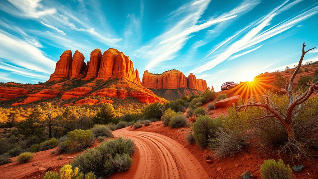 golden hour sedona red frames