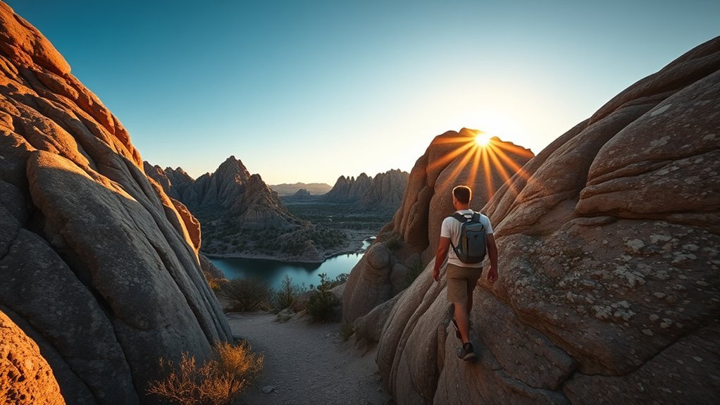 granite dells lakeside rockscape