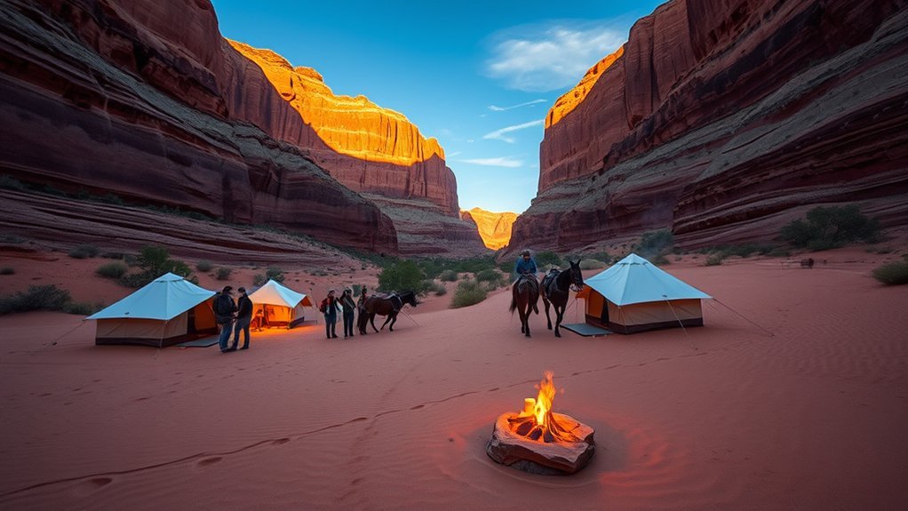 guided backcountry camping tours