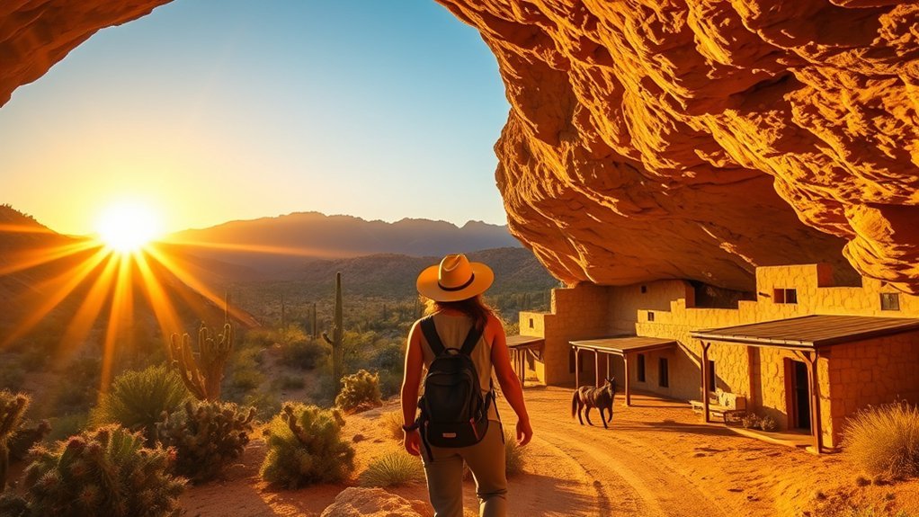 guided cavern tours desert hikes