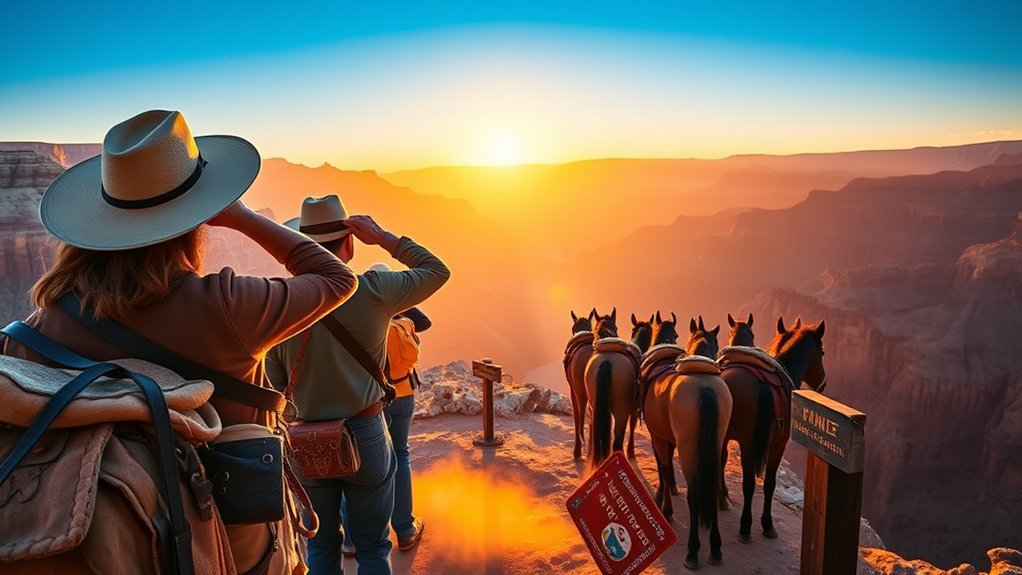 guided grand canyon mule tours