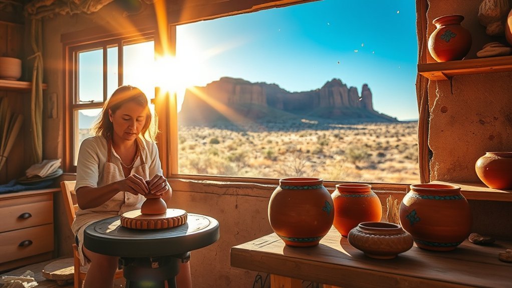 hands on desert pottery workshops