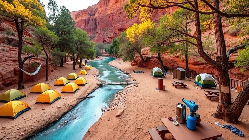 havasupai campground amenities rules