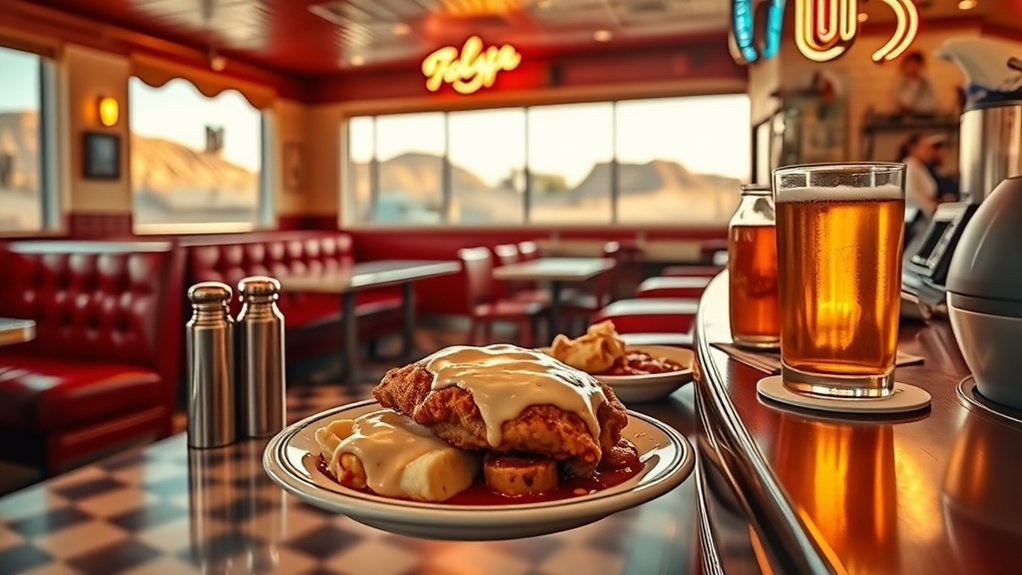 hearty roadside diner comfort food