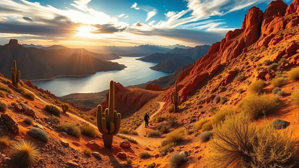 hiking trails around lake havasu