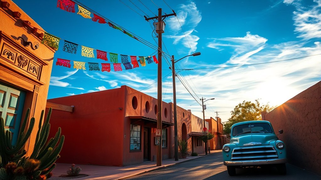 historic adobe streets murals