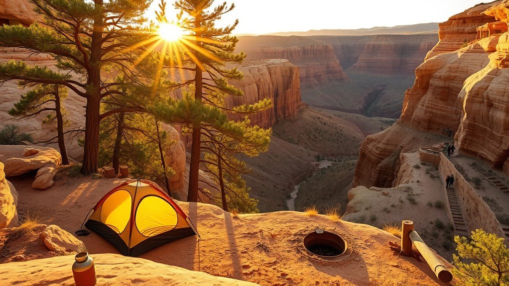historic cliff dwellings hike