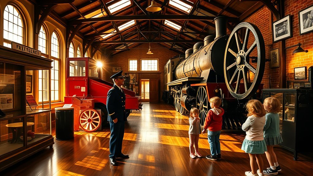 historic depot authentic railroading artifacts