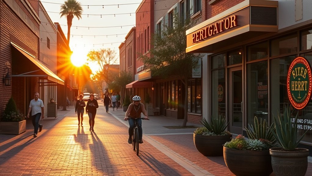 historic district shops and eateries