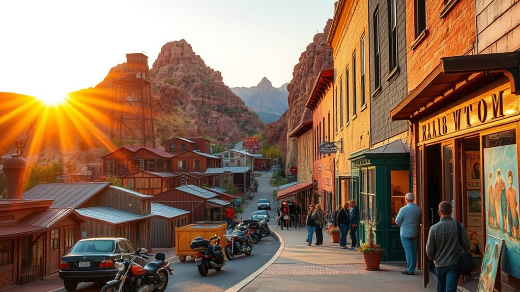 historic mining town artscape