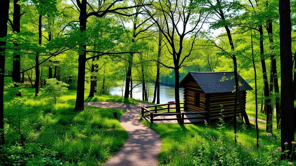 historic park with reenactments