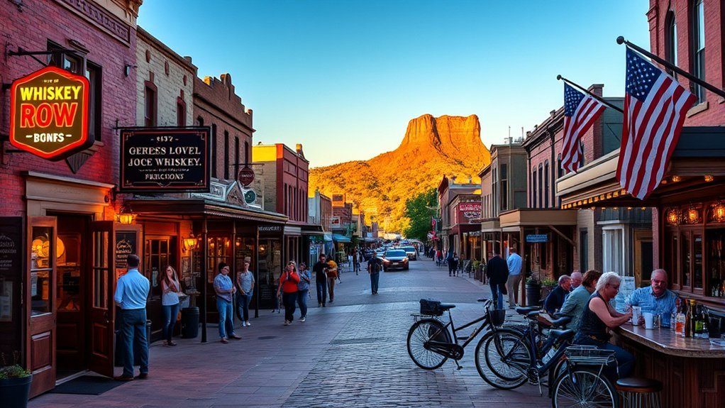 historic saloons lively artisan shops