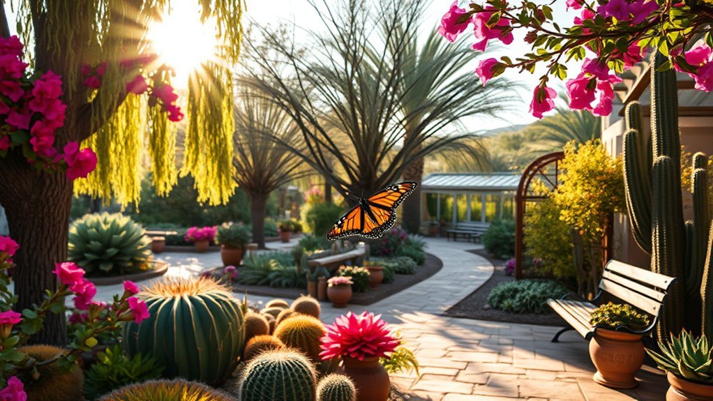 historic shaded botanical garden charm