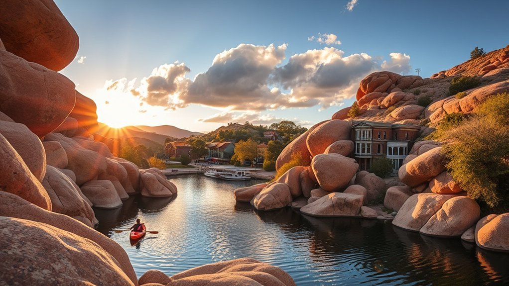 historic square granite lakes