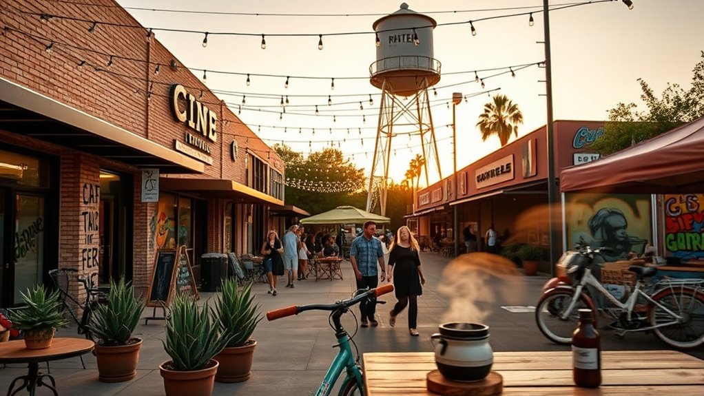 historic walkable arts district