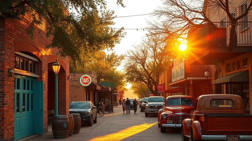 historic walkable tasting destination
