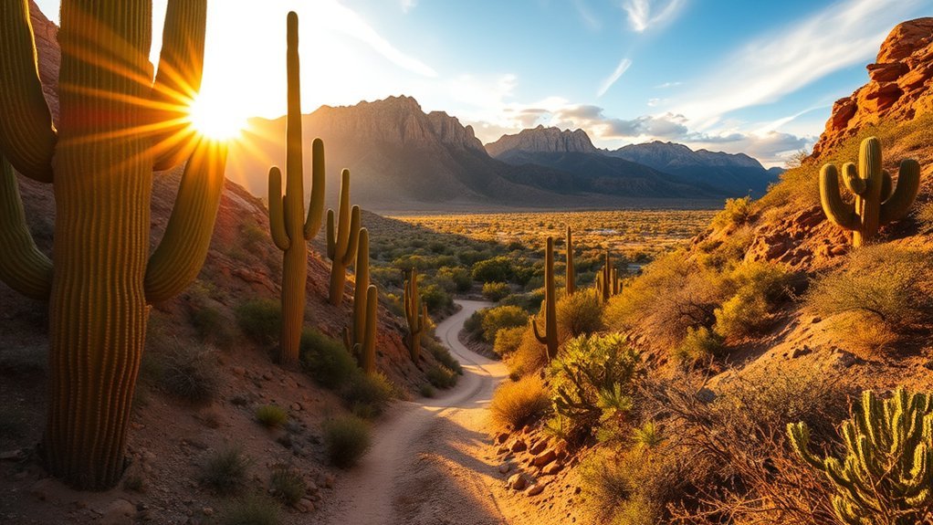 historical desert hiking trail