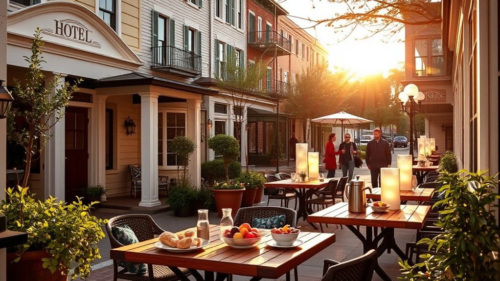 hotels offering breakfast options