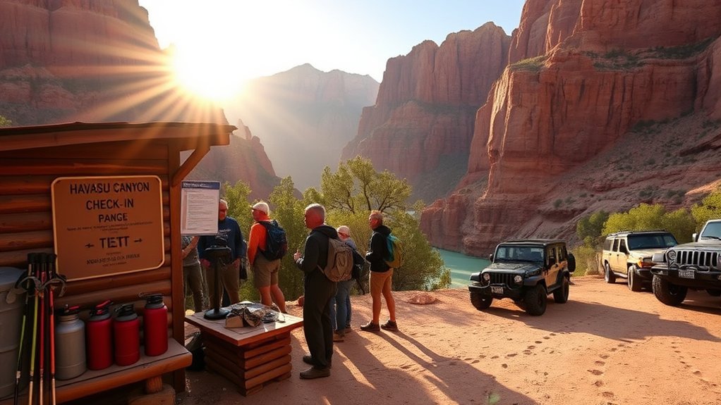 hualapai hilltop check in requirements