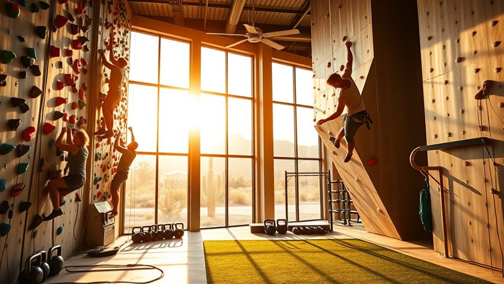 indoor climbing gyms community