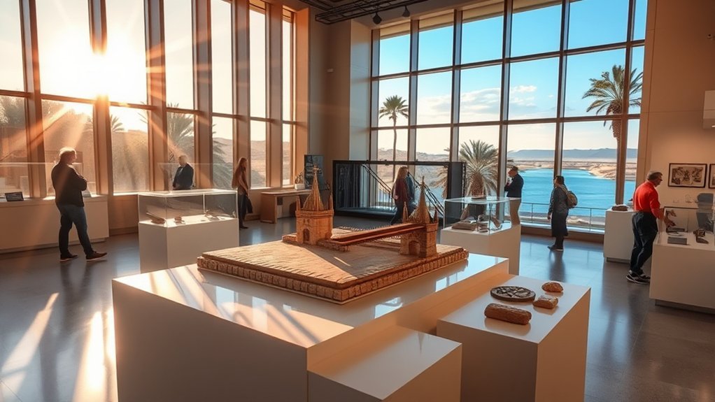 interactive london bridge restoration exhibits