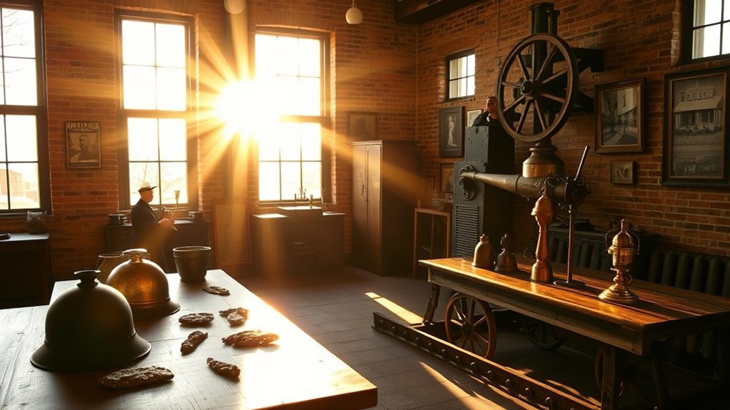 intimate preserved mining town artifacts