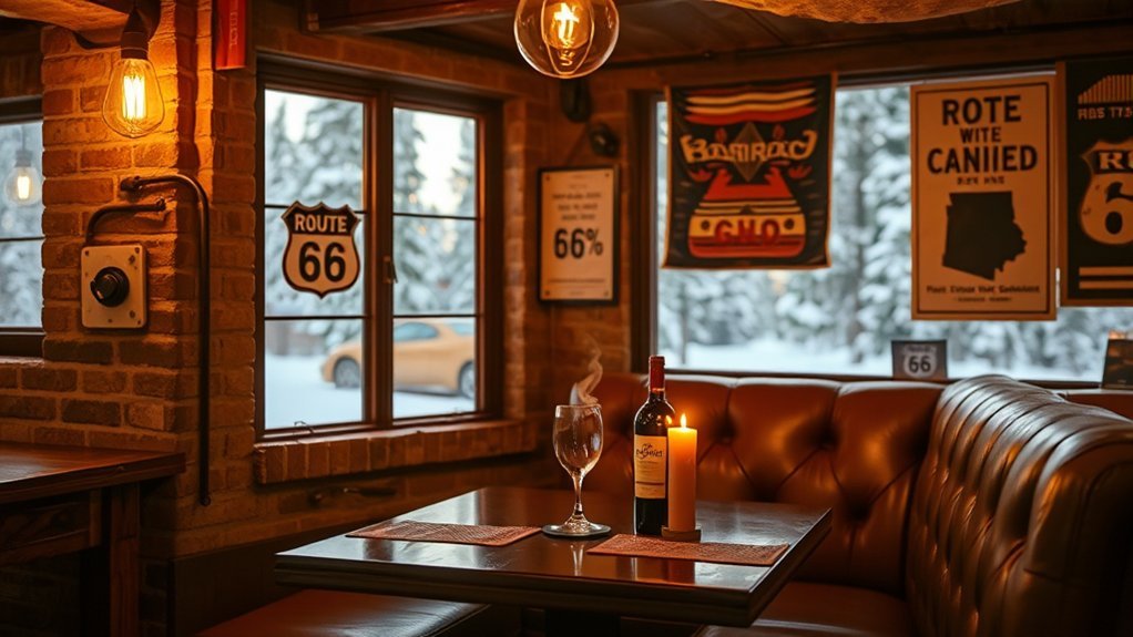 intimate rustic candlelit dining experience