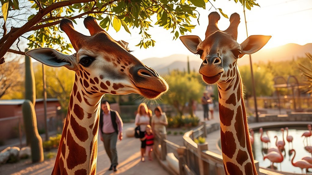 intimate shaded conservation focused zoo