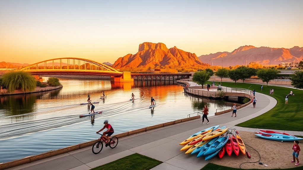 lake breezes sandstone trailviews