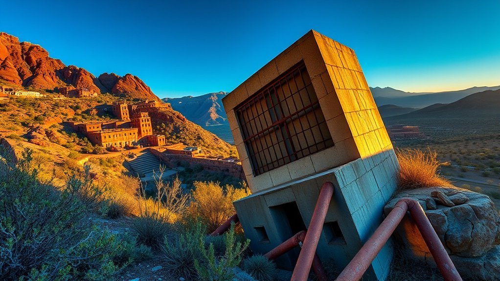 leaning weathered jail textures